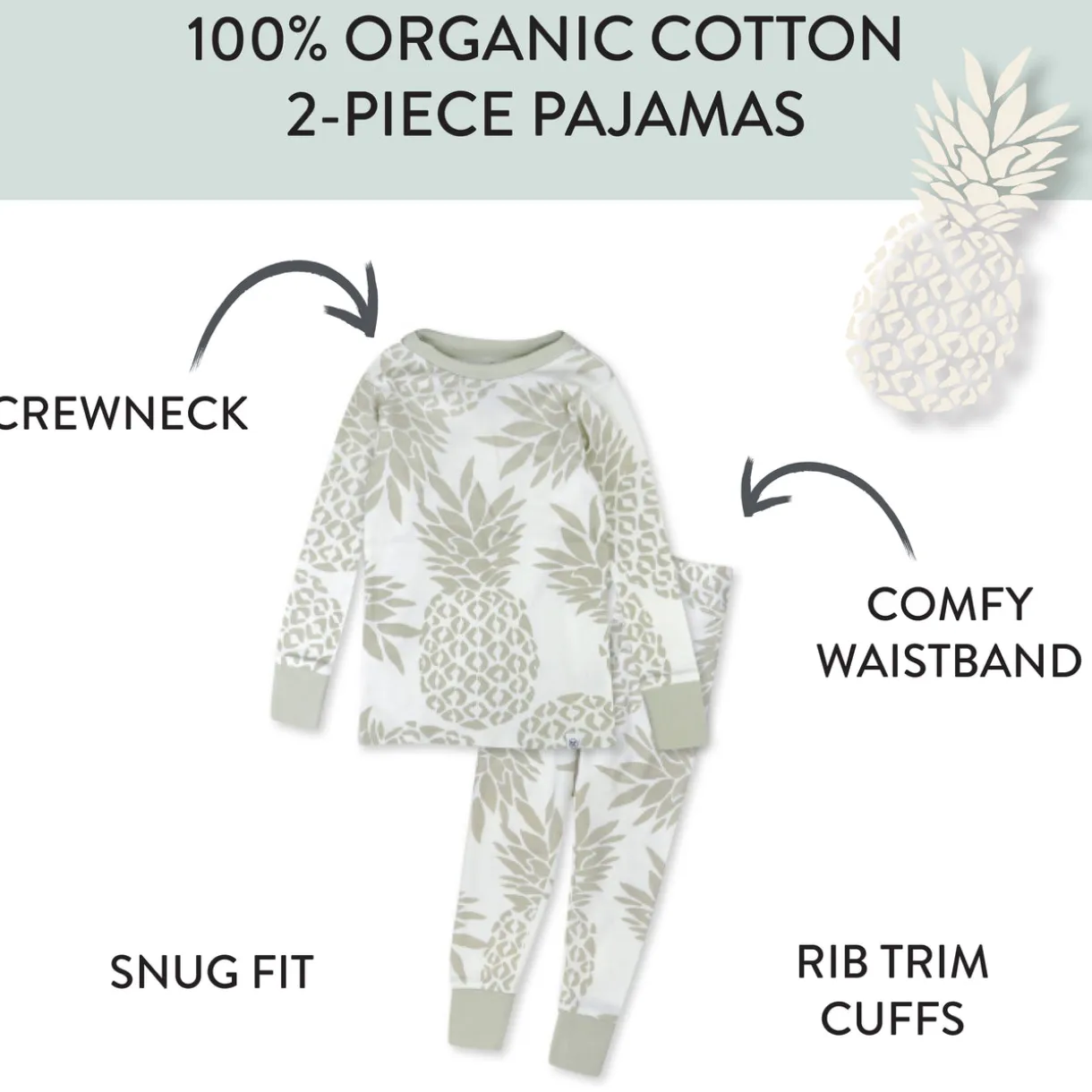 2-Piece Organic Cotton Pajamas