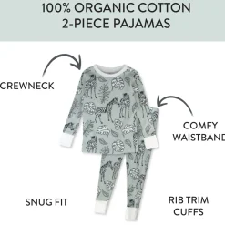 2-Piece Organic Cotton Pajamas