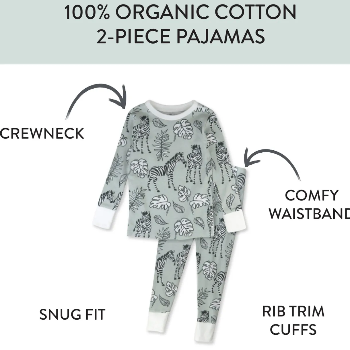 2-Piece Organic Cotton Pajamas