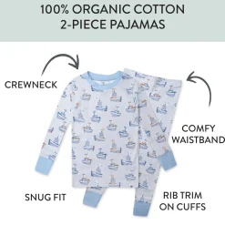 2-Piece Organic Cotton Pajamas