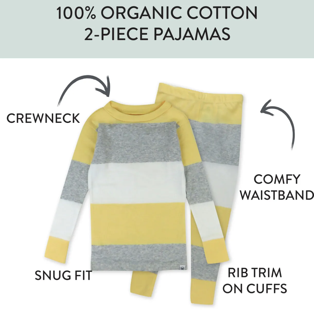 2-Piece Organic Cotton Pajamas