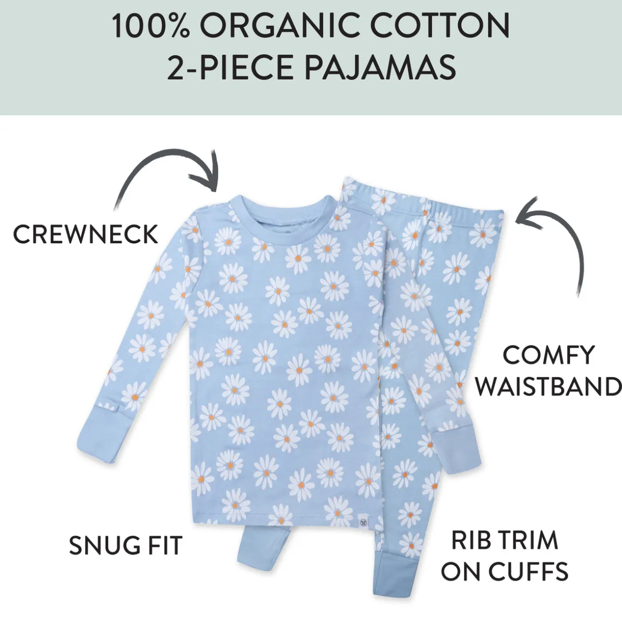 2-Piece Organic Cotton Pajamas