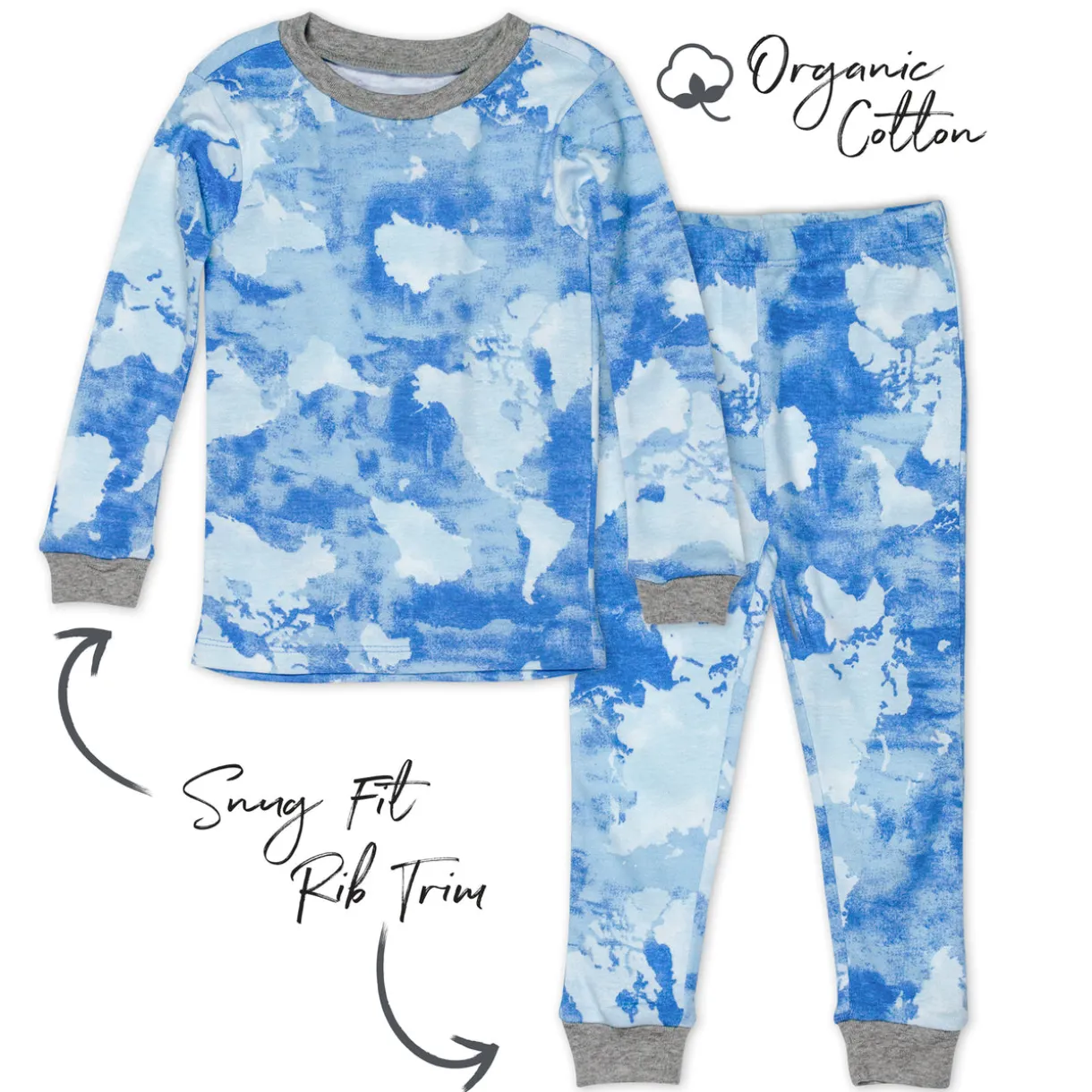 2-Piece Organic Cotton Pajamas