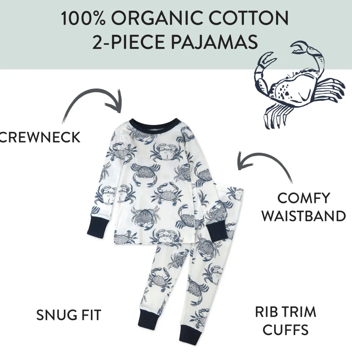 2-Piece Organic Cotton Pajamas