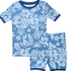 2-Piece Organic Cotton Short Sleeve & Shorts Pajama Set