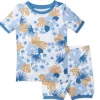 2-Piece Organic Cotton Short Sleeve & Shorts Pajama Set
