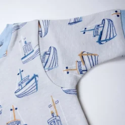 2-Piece Organic Cotton Short Sleeve & Shorts Pajama Set