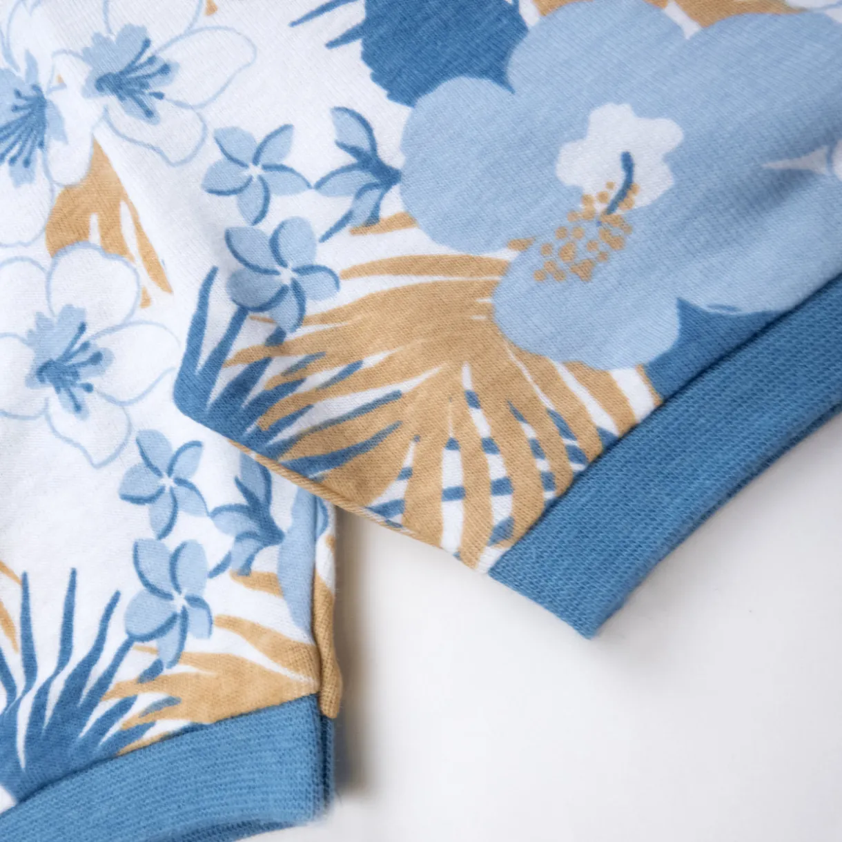 2-Piece Organic Cotton Short Sleeve & Shorts Pajama Set