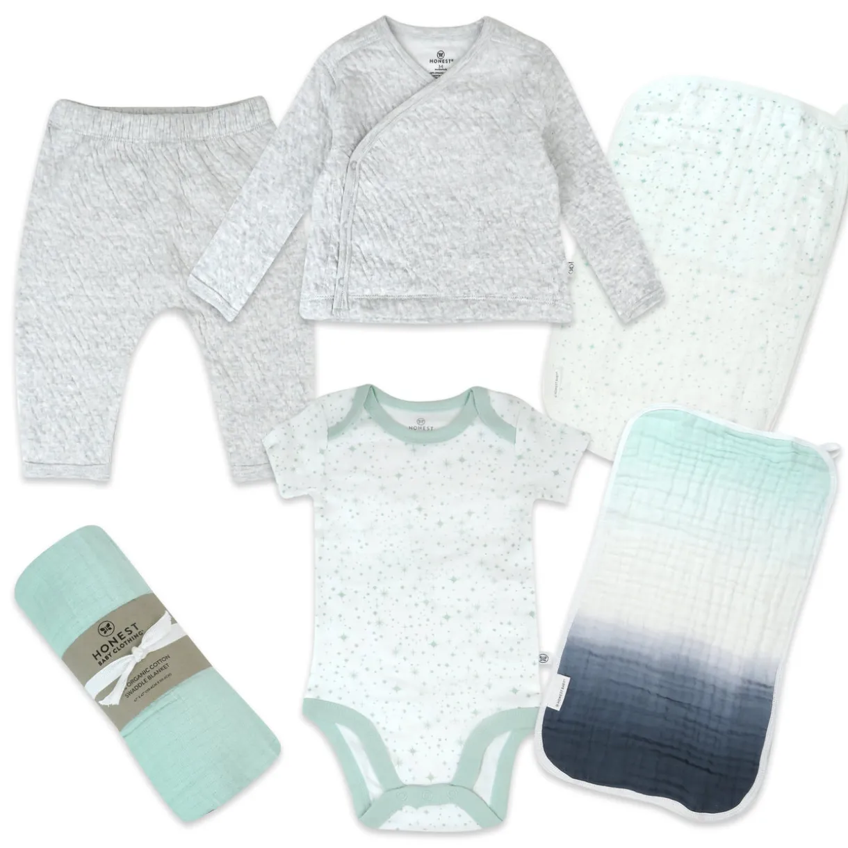 6-Piece TAKE ME HOME Organic Cotton Gift Set