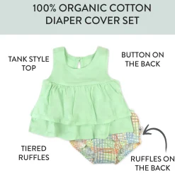 2-Piece Top with Diaper Cover