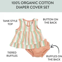 2-Piece Top with Diaper Cover