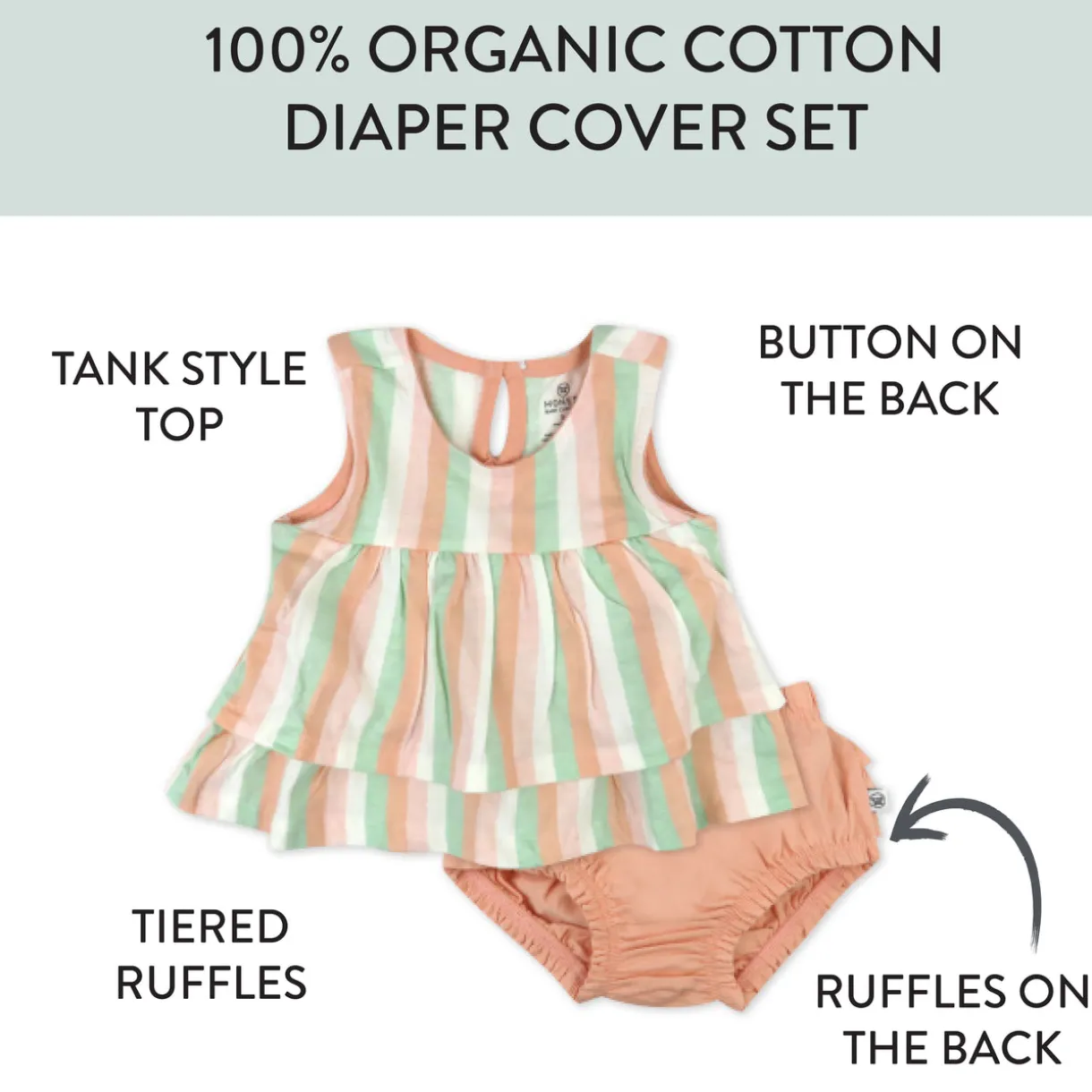 2-Piece Top with Diaper Cover
