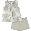 Toddler Layered Top with Short Short