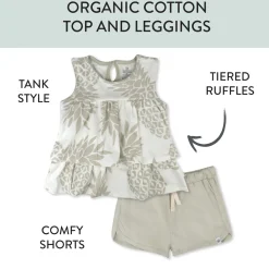Toddler Layered Top with Short Short