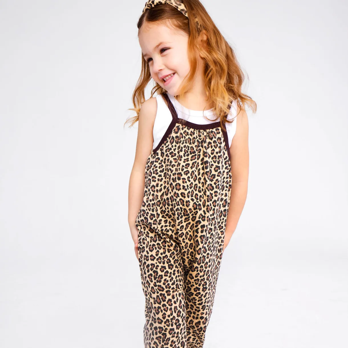 Toddler 3-Piece Organic Cotton Strappy Romper, Tank Top, and Headband Set