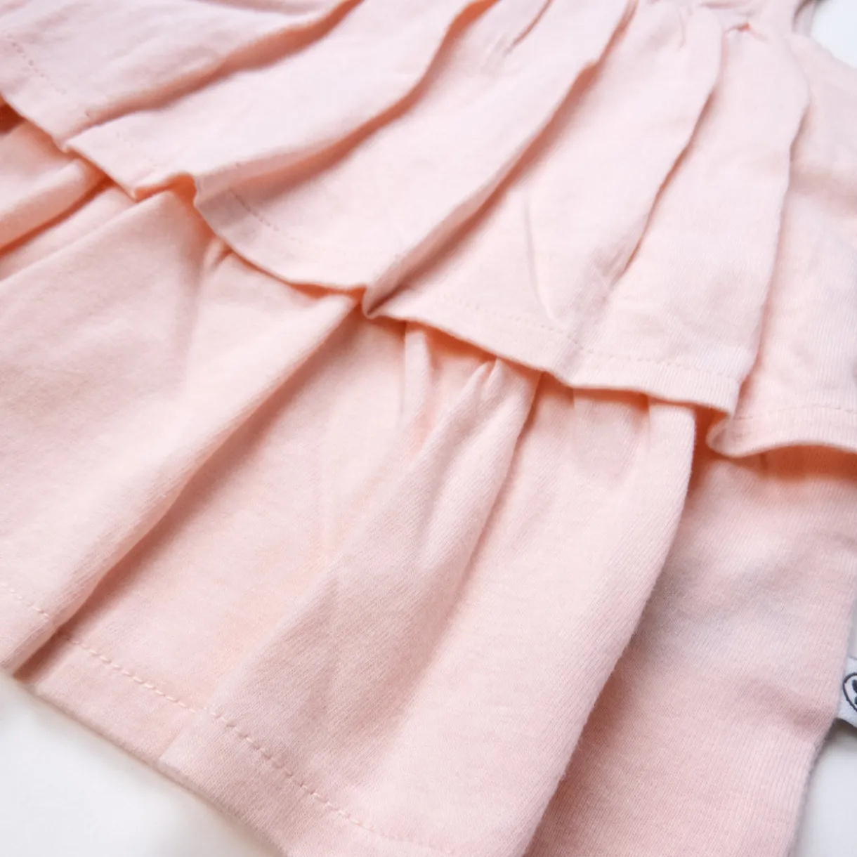 Toddler 2-Piece Ruffle Layered Shirt and Cuffed Short Set