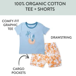 Toddler 2-Piece Short Sleeve and Short Set