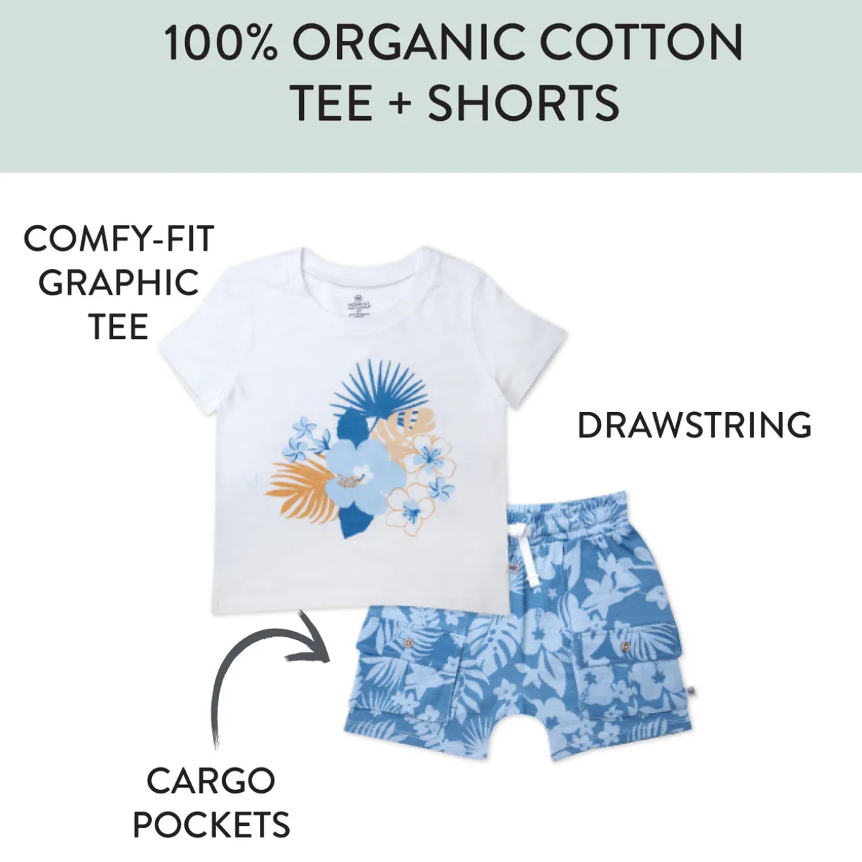 Toddler 2-Piece Short Sleeve and Short Set