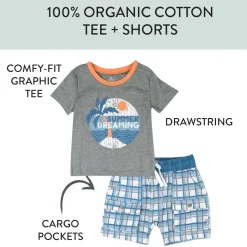 Toddler 2-Piece Short Sleeve and Short Set